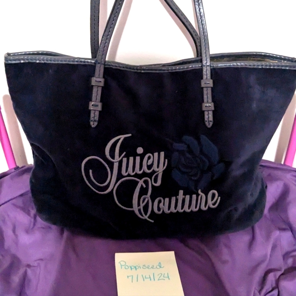 Y2K Navy Juicy Pammy Tote